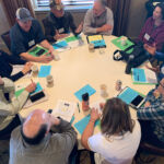 Kent Reid with the New Mexico Forest and Watershed Restoration Institute discusses challenges and successes in a break-out group