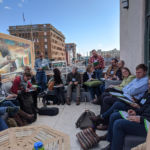 Break-out groups met to discuss strategies to shared land management challenges.