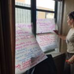 Amy Waltz with the Ecological Restoration Institute captures a discussion from an adaptive NEPA break-out session.